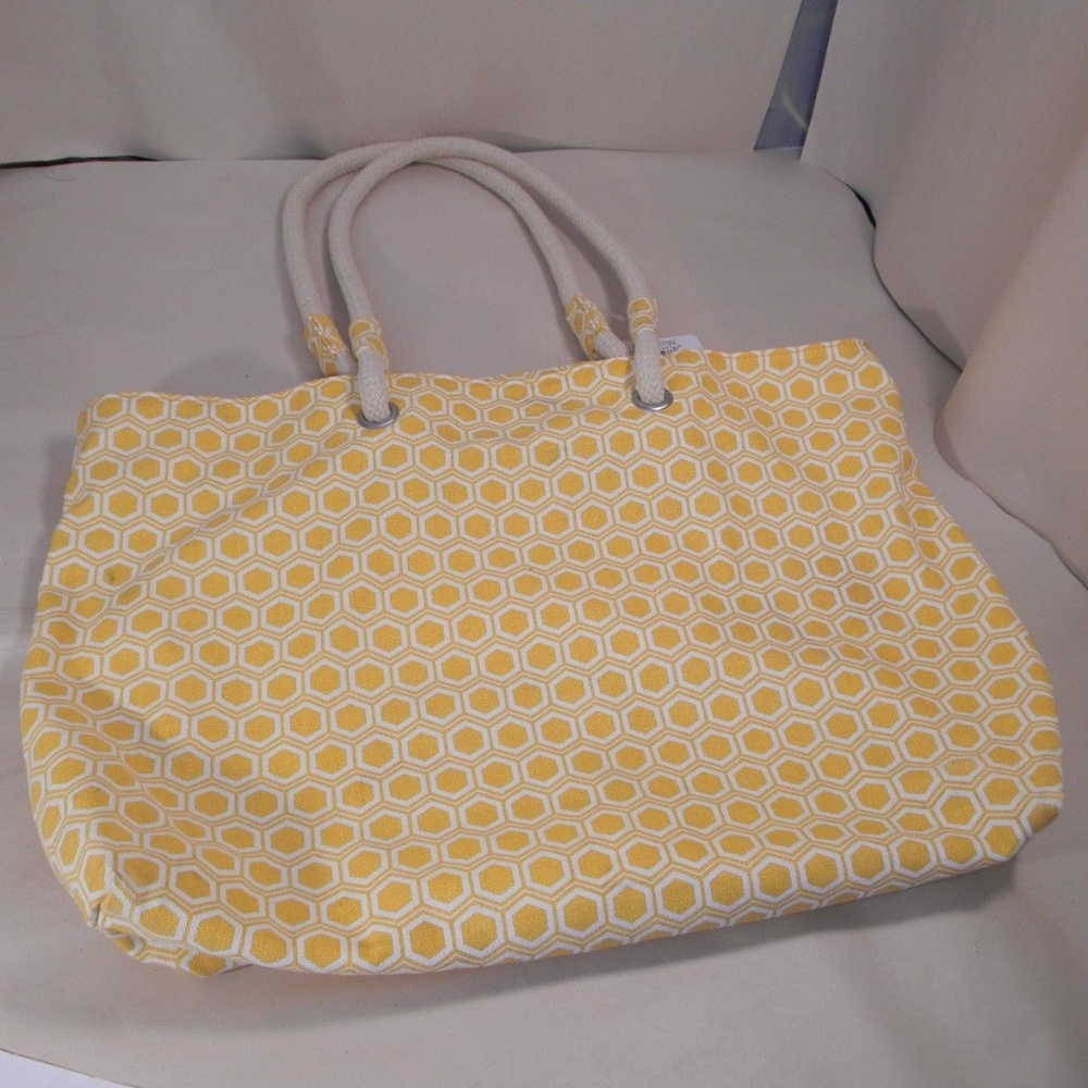 Crabtree & Evelyn Orange Cream Rope Tote Bag